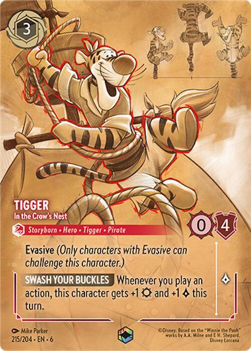Tigger - In the Crow's Nest (Enchanted) card image