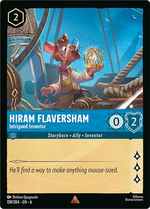Hiram Flaversham - Intrigued Inventor card image