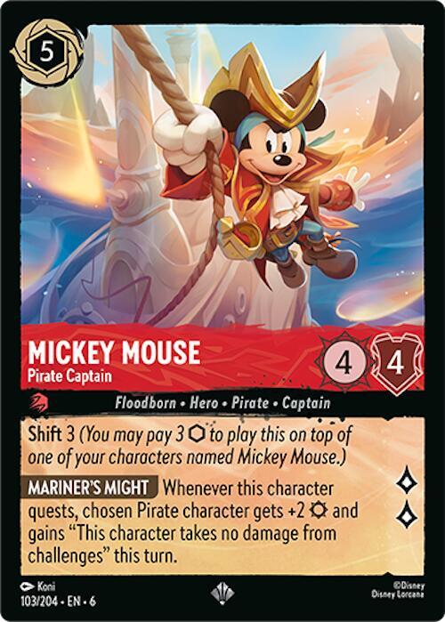 Mickey Mouse - Pirate Captain card image