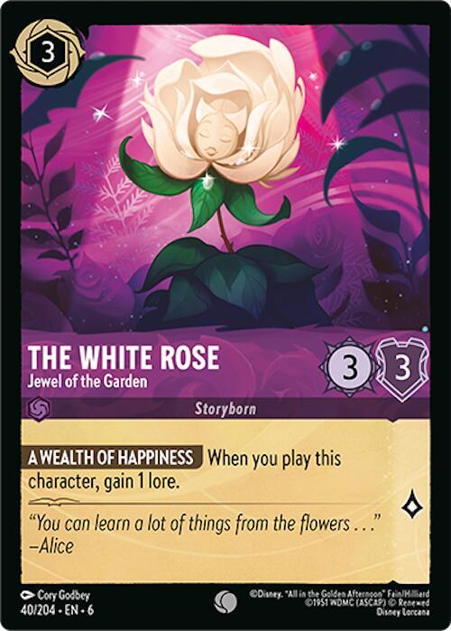 The White Rose - Jewel of the Garden card image