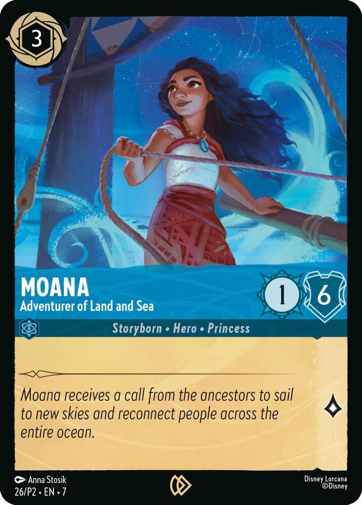 Moana - Adventurer of Land and Sea card image
