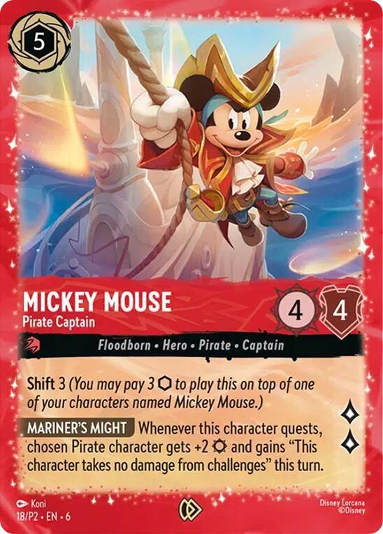Mickey Mouse - Pirate Captain card image
