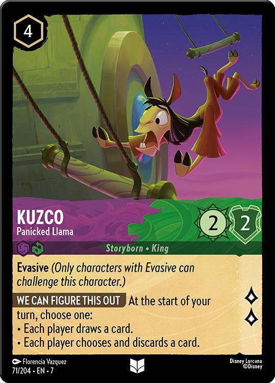 Kuzco - Panicked Llama card image