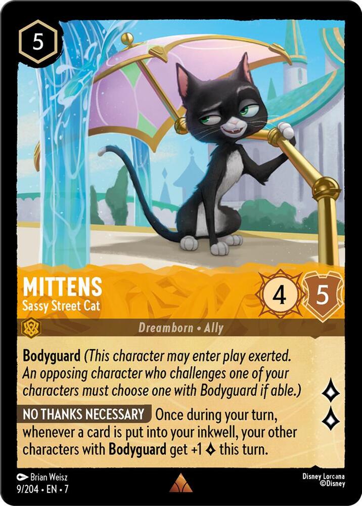 Mittens - Sassy Street Cat card image