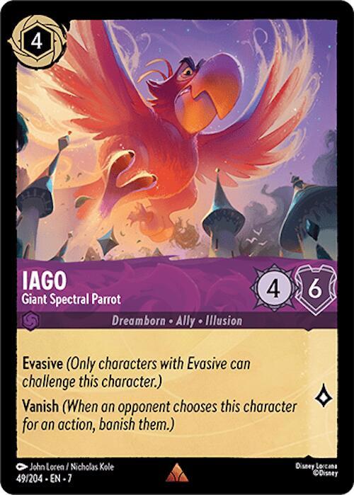 Iago - Giant Spectral Parrot card image