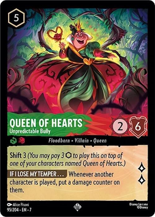 Queen of Hearts - Unpredictable Bully card image