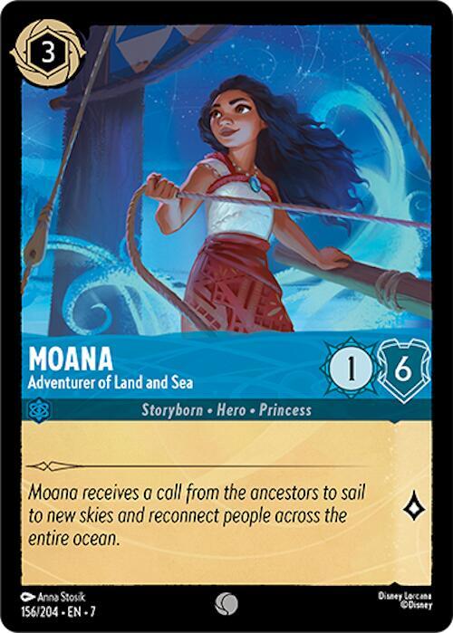 Moana - Adventurer of Land and Sea card image