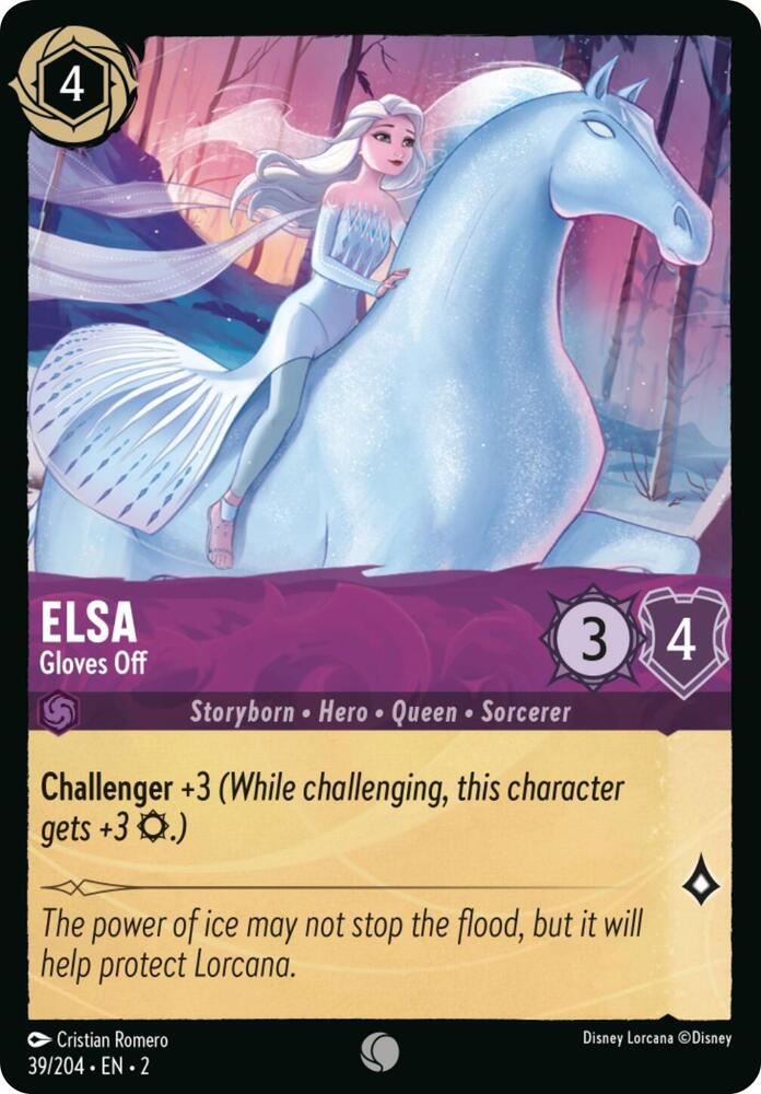 Elsa - Gloves Off (Errata Version) card image