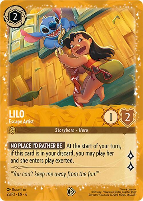 Lilo - Escape Artist card image