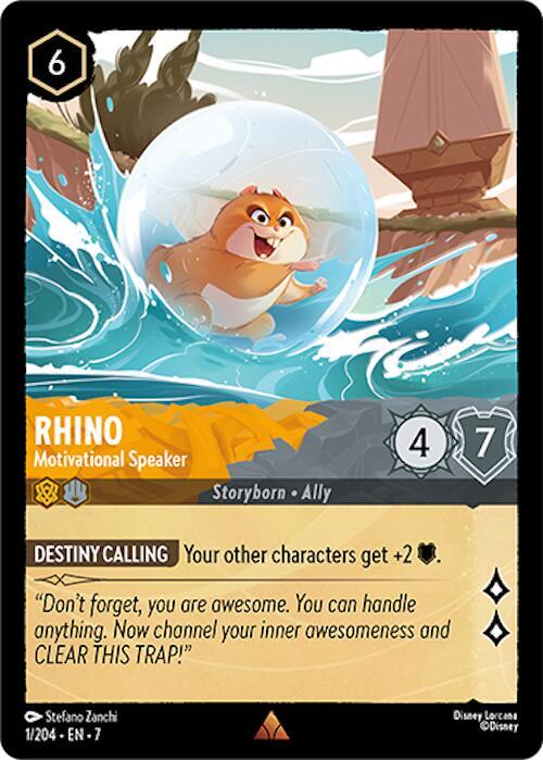Rhino - Motivational Speaker card image