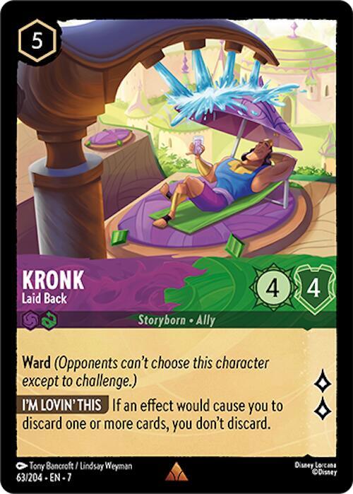 Kronk - Laid Back card image