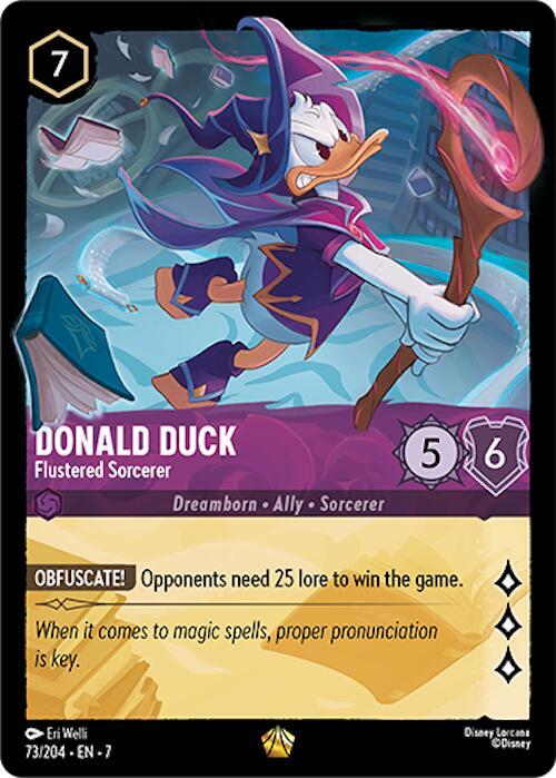 Donald Duck - Flustered Sorcerer card image