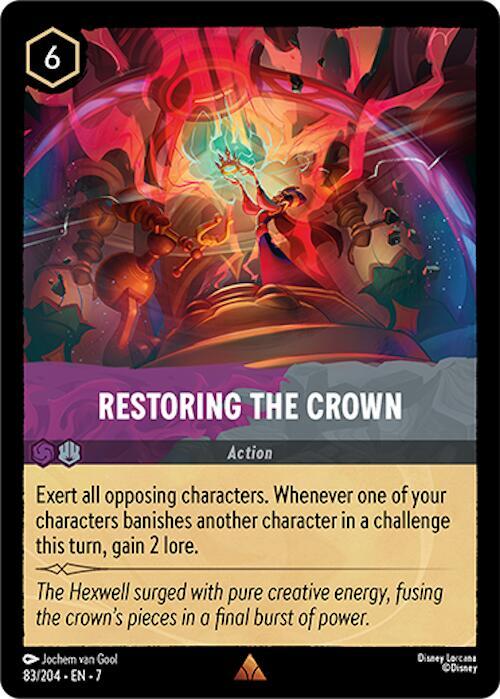 Restoring the Crown card image