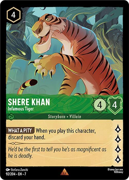Shere Khan - Infamous Tiger card image
