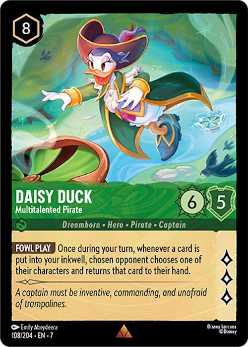 Daisy Duck - Multitalented Pirate card image
