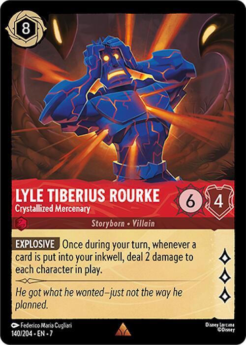 Lyle Tiberius Rourke - Crystallized Mercenary card image