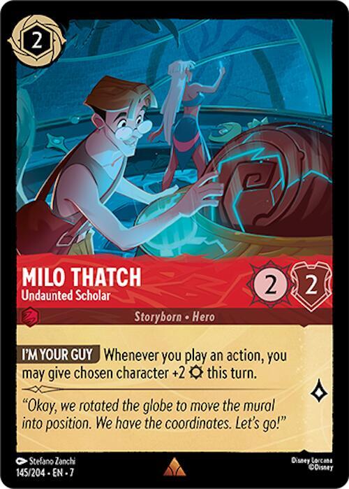 Milo Thatch - Undaunted Scholar card image