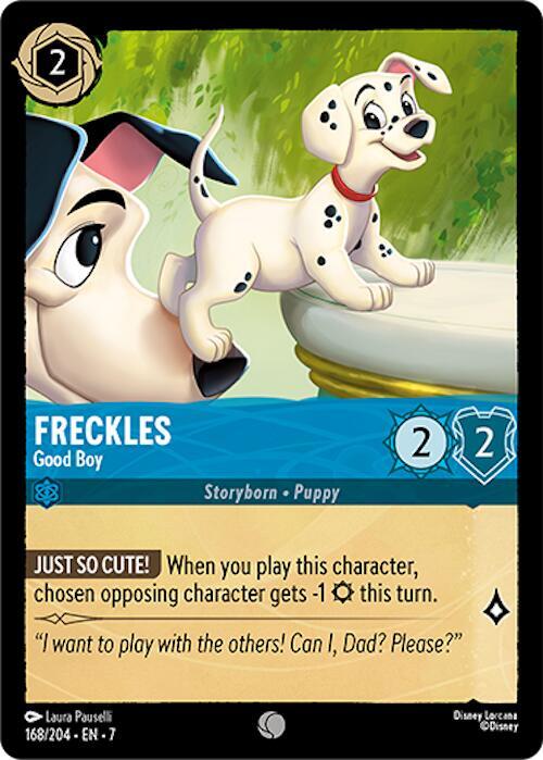 Freckles - Good Boy card image