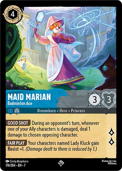 Maid Marian - Badminton Ace card image
