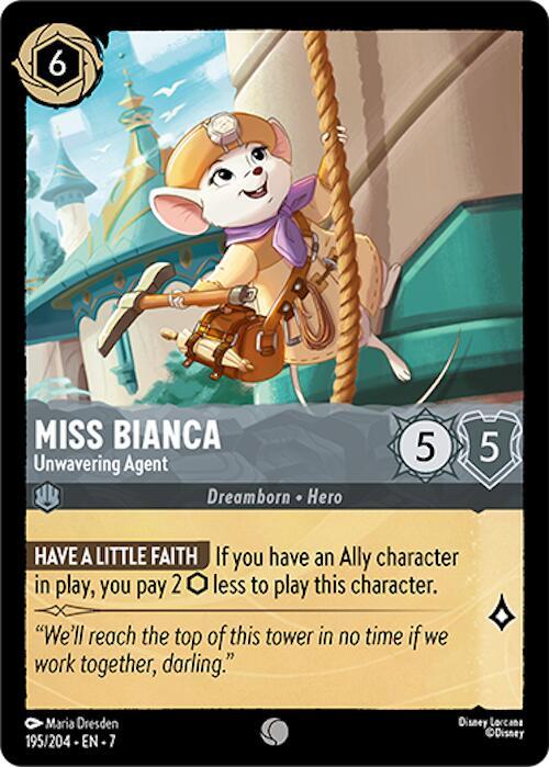 Miss Bianca - Unwavering Agent card image