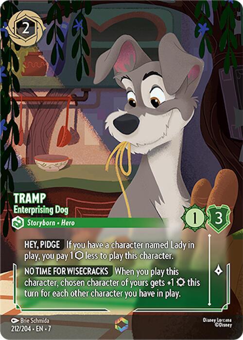 Tramp - Enterprising Dog (Enchanted) card image