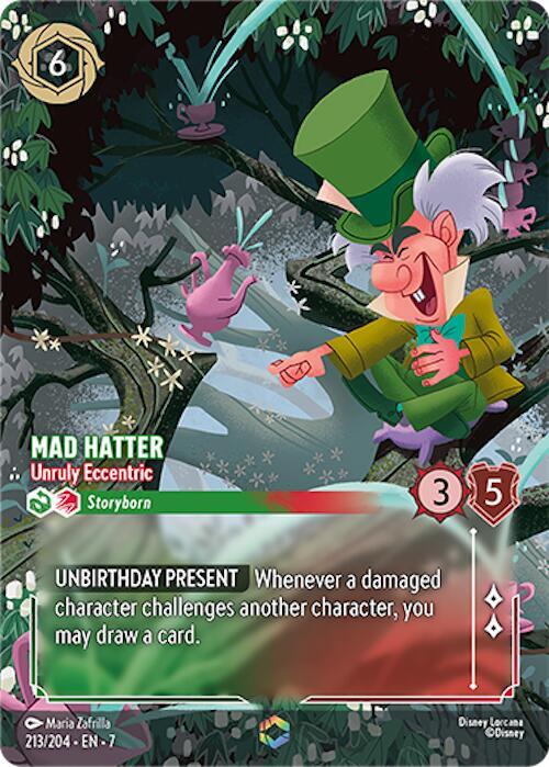 Mad Hatter - Unruly Eccentric (Enchanted) card image
