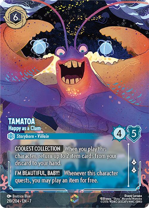 Tamatoa - Happy as a Clam (Enchanted) card image