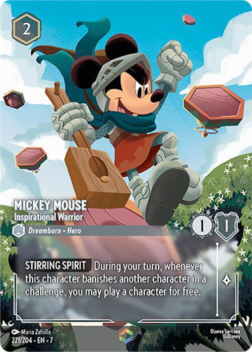 Mickey Mouse - Inspirational Warrior (Enchanted) card image