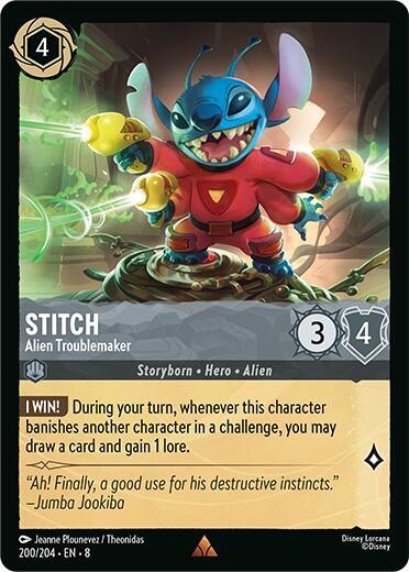 Stitch - Alien Troublemaker card image