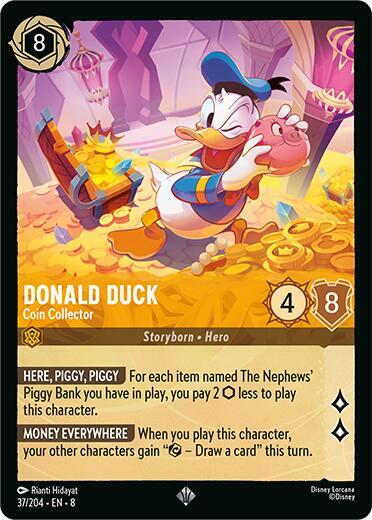 Donald Duck - Coin Collector card image