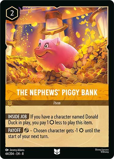The Nephews' Piggy Bank card image