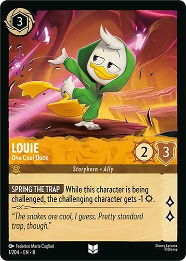 Louie - One Cool Duck card image