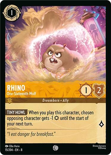 Rhino - One-Sixteenth Wolf card image