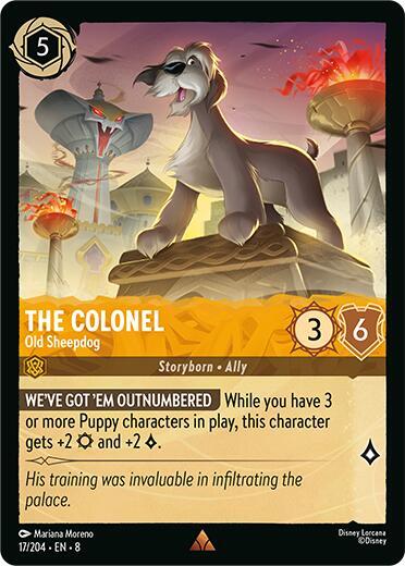 The Colonel - Old Sheepdog card image