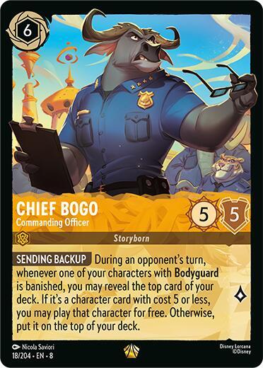 Chief Bogo- Commanding Officer card image