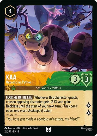 Kaa - Hypnotizing Python card image