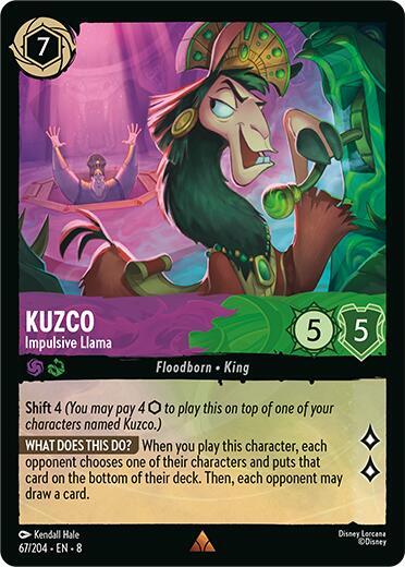 Kuzco - Impulsive Llama card image