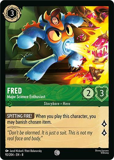 Fred - Major Science Enthusiast card image