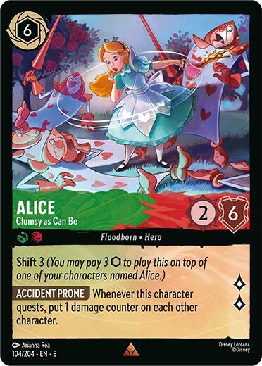 Alice - Clumsy as Can Be card image