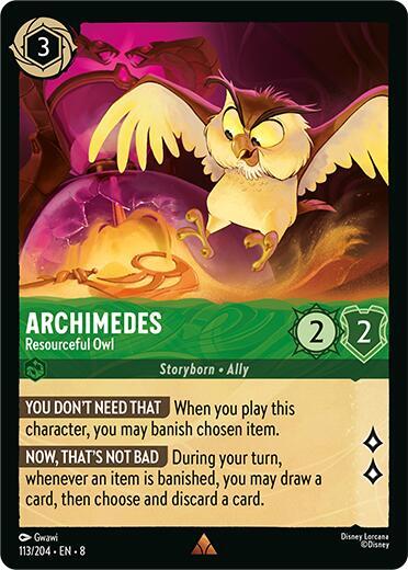 Archimedes - Resourceful Owl card image