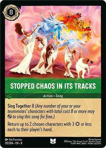 Stopped Chaos in Its tracks card image
