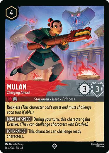 Mulan - Charging Ahead card image