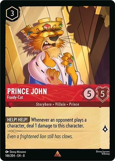 Prince John - Fraidy-Cat card image