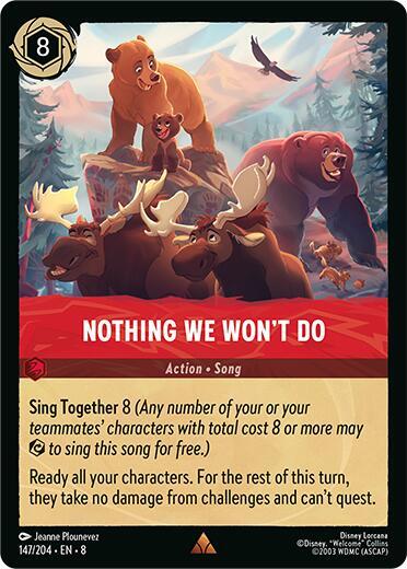 Nothing We Won't Do card image