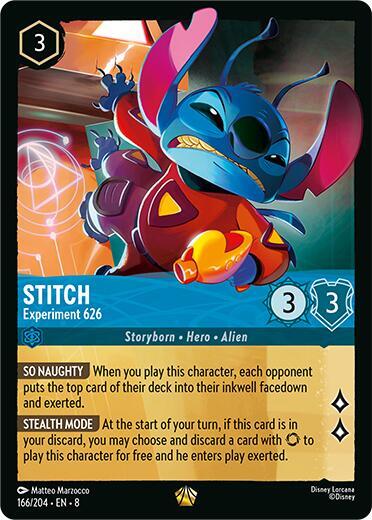 Stitch - Experiment 626 card image