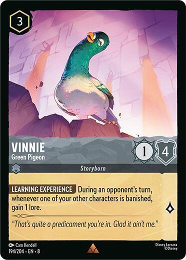 Vinnie - Green Pigeon card image