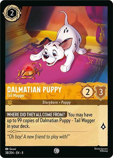 Dalmatian Puppy - Tail Wagger card image