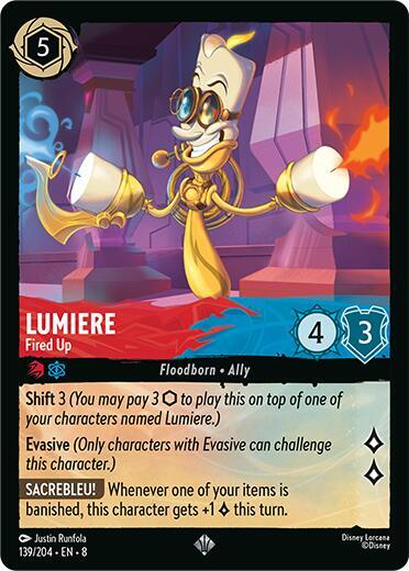 Lumiere - Fired Up card image