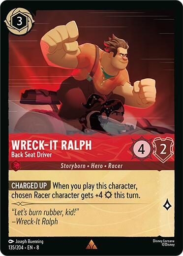 Wreck-It Ralph - Back Seat Driver card image