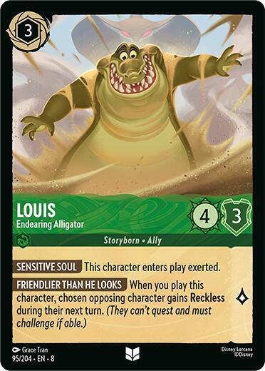 Louis - Endearing Alligator card image